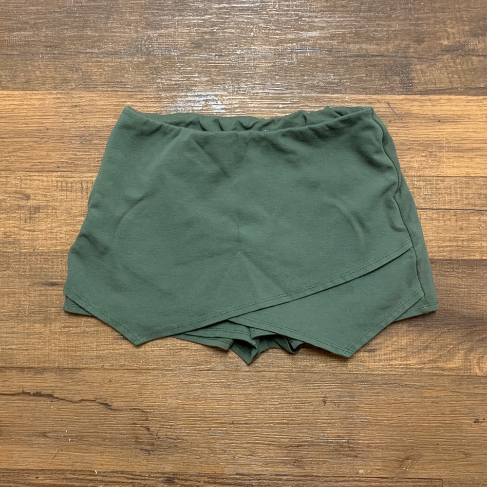 Olive green skort